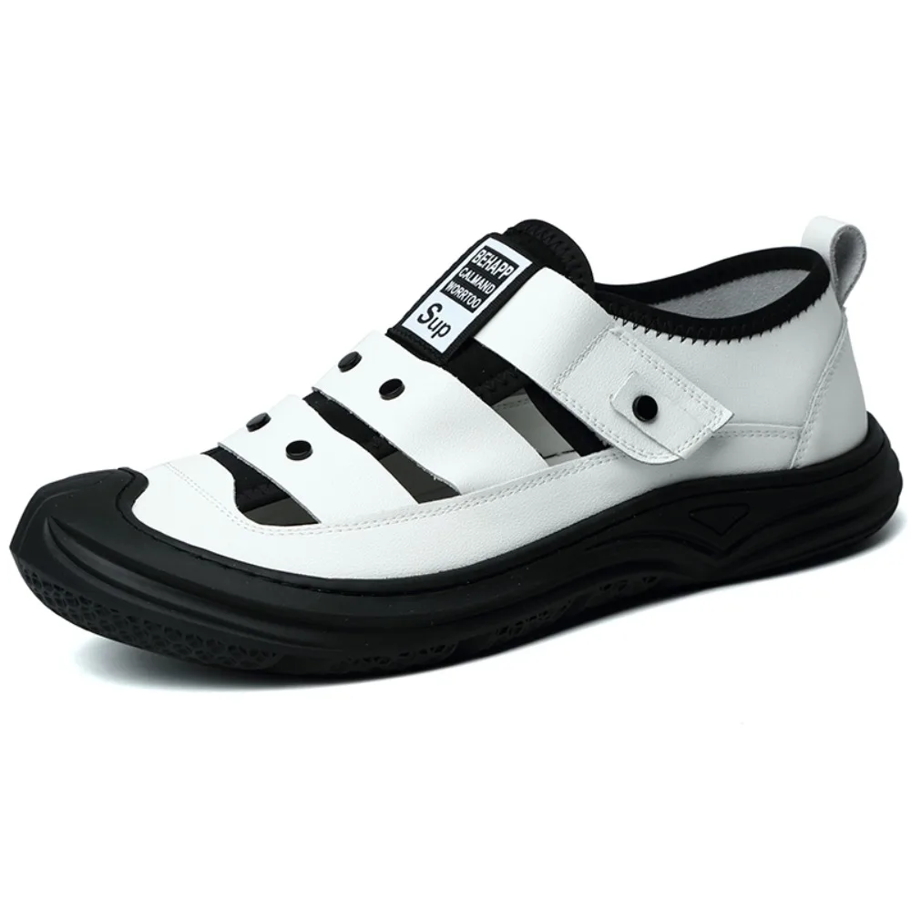 

2026 Summer New Men's Casual Leather Shoes Middle-Aged And Elderly Dad's Shoes Non-Slip Wear-Resistant Plastic Sole Shoes