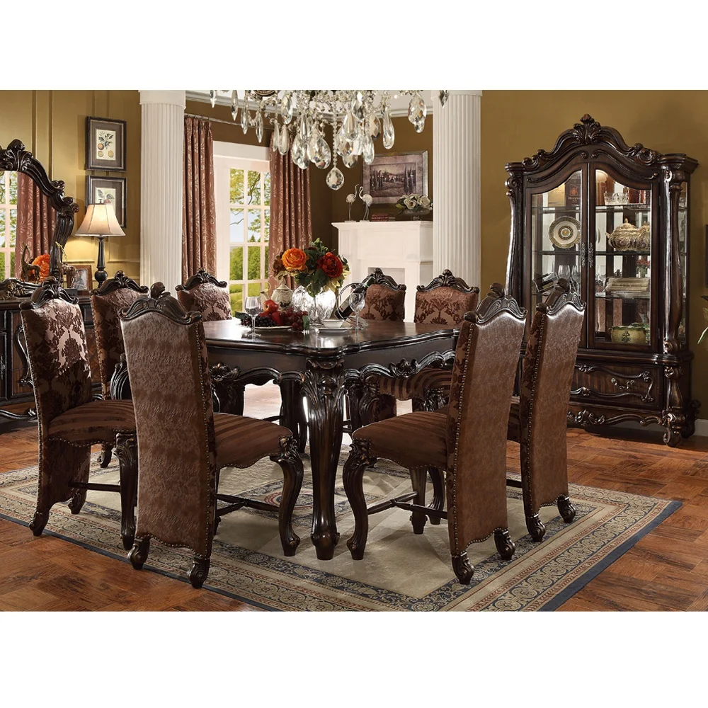 Luxury Shop Furniture Cheap Modern Dining Table Set 4 Chairs Marble Dining Table Round Dining Table