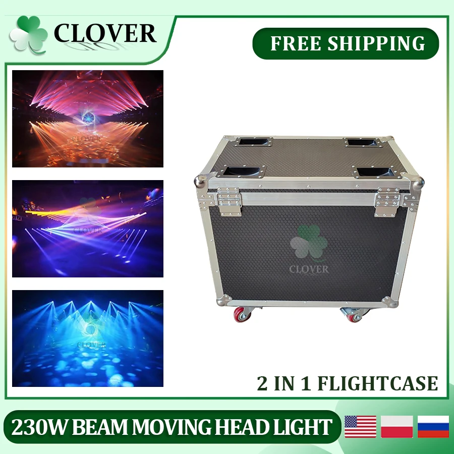 

Без налога, 1 шт., Flightcase 230 Вт, движущийся луч, сценический эффект, DJ-светильники для сцены, искусственное освещение для свадьбы, рождественской вечеринки, танцевальной ночи