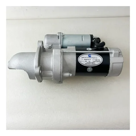 3604677 Starter Motor Fit For Cummins 6BT5.9 Diesel Engine, Heavy Duty Excavator Truck Engine Starting Motor Replacement Constru