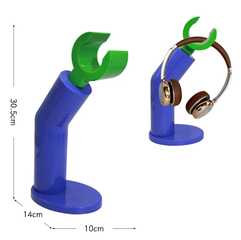 Creative Headphone Stand Desktop Holder Universal Over‑Ear Headphone Hanger Cool Desk Decor for Gamers Office Study Room view 6