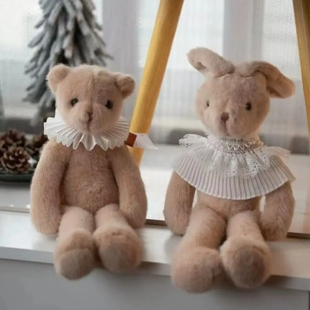 

Long Ears Rabbit Home Decor Stuffed Animal Stuffed Bear Doll With Scarf Bunny Doll Bunny Rabbit Sleeping Mate