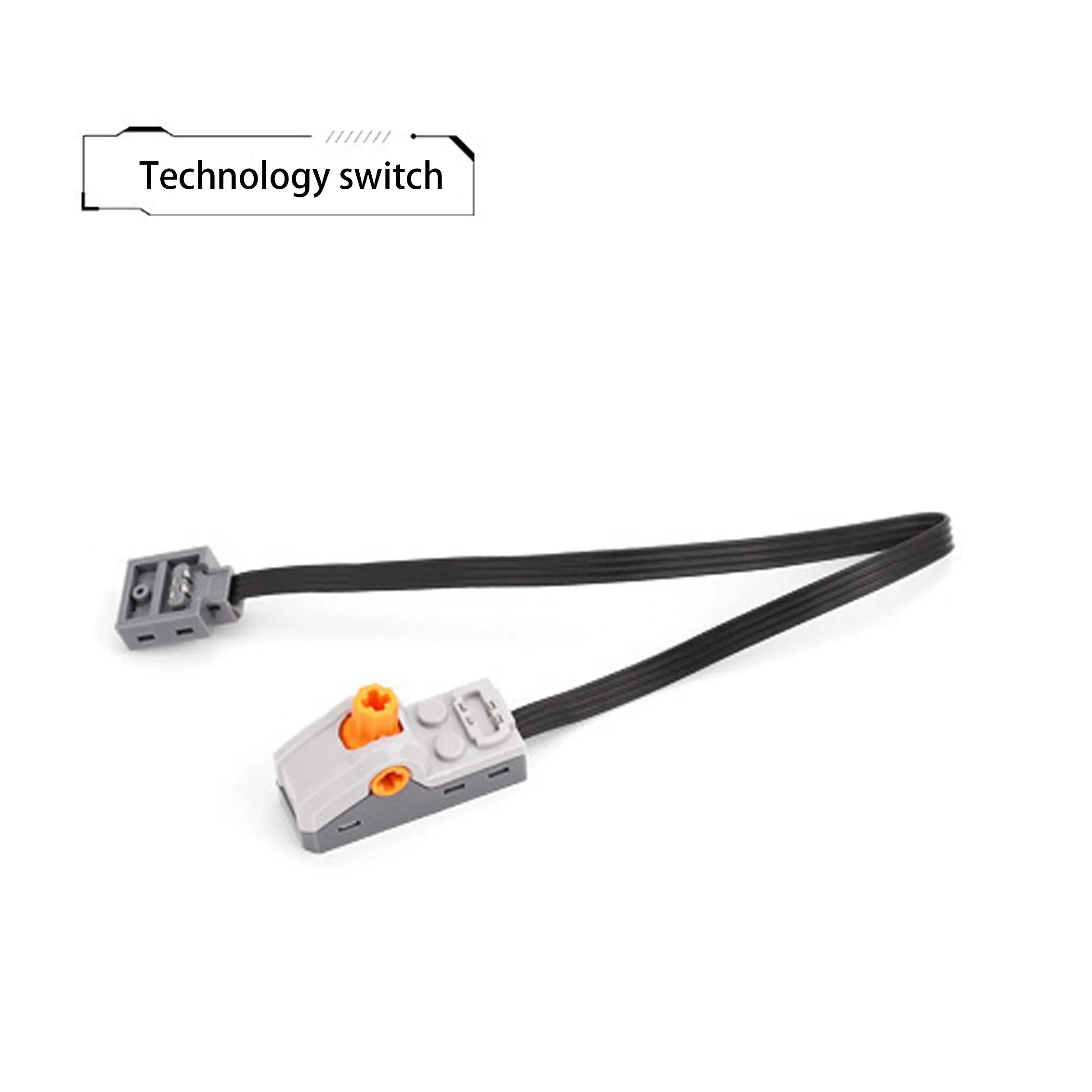Elektrische motorset de auto Afstandsbediening Accubak Schakelaar met led-licht Power Functie MOC Bouwstenen Auto's Motorspeelgoed