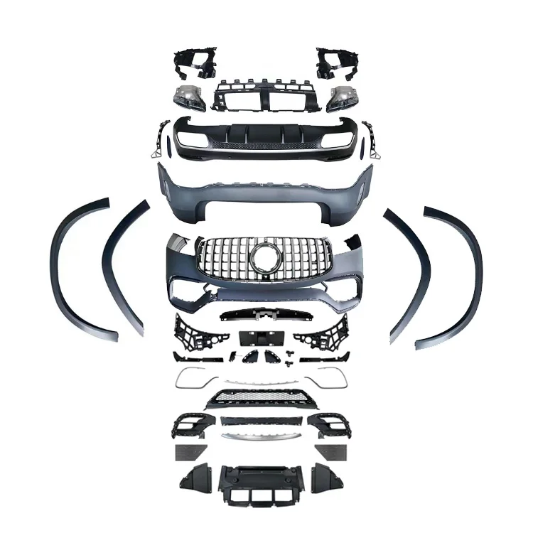 

Damei GLS X167 Upgrade GLS63 BodyKit Car Grille Rear Diffuser Exhaust Pipe Grille Bumpers Body Kit For Mercedes Benz W167 20