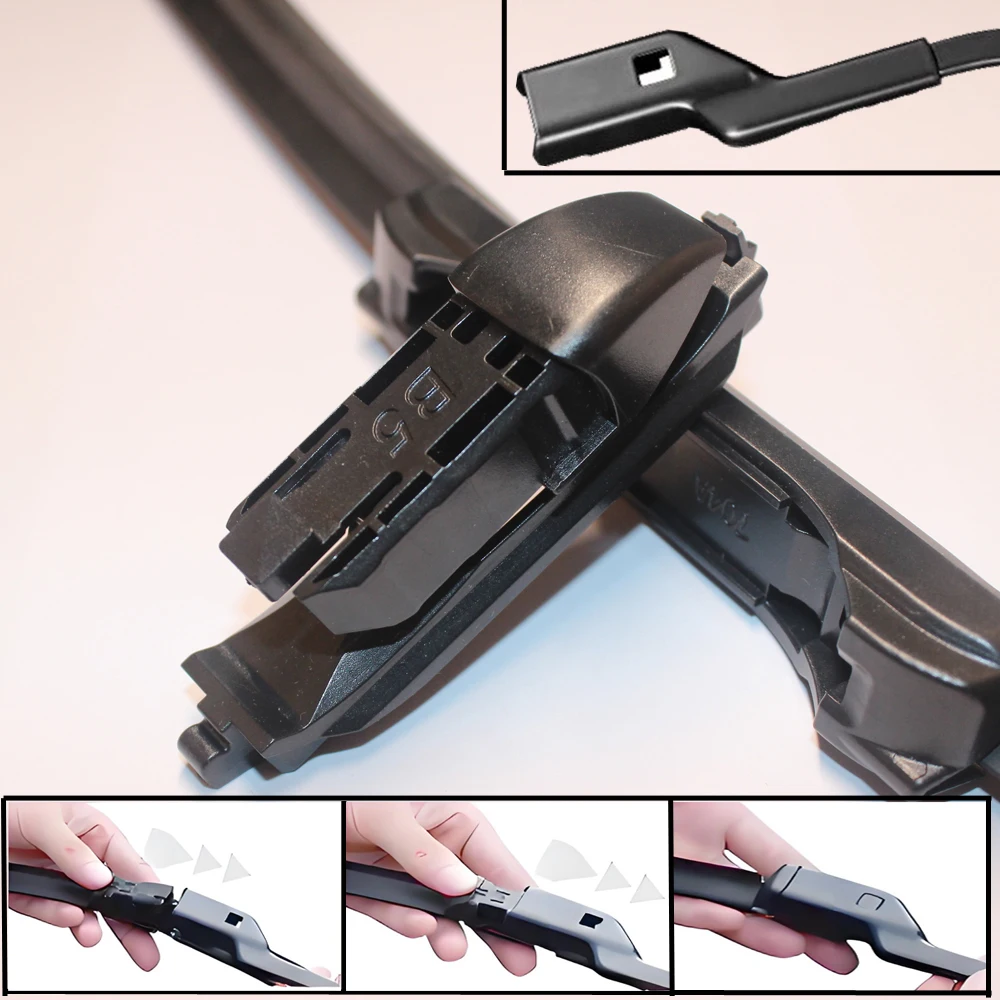 لفورد كوغا TE TF MD2 SUV AWD 2008 2009 2011 2012 2013 2015 2016 2018 2019 2020 2022 فرشاة سيارة مزدوجة المطاط ممسحة زجاج أمامي #6