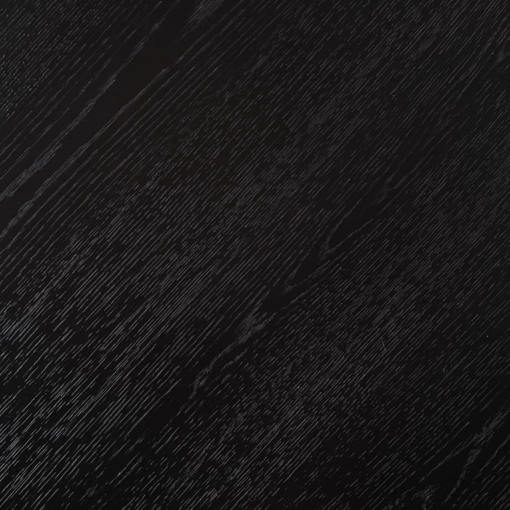 Couture Collection Sasha zeitgenössischer schwarzer runder Couchtisch