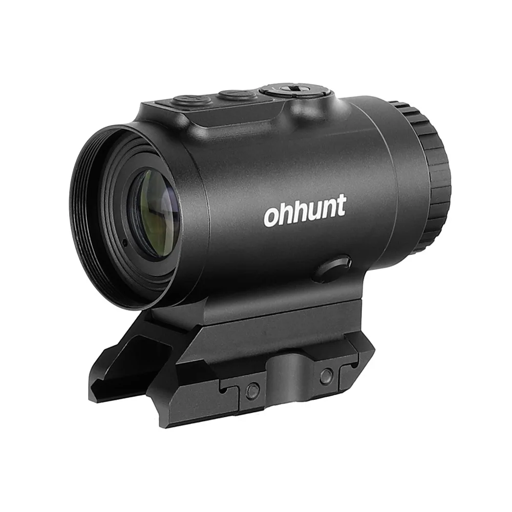 

Ohhunt 3x18 Prism Scope 10 Brightness Setting Level IPX67 Waterproof Red Dot High Quality Prism Scope