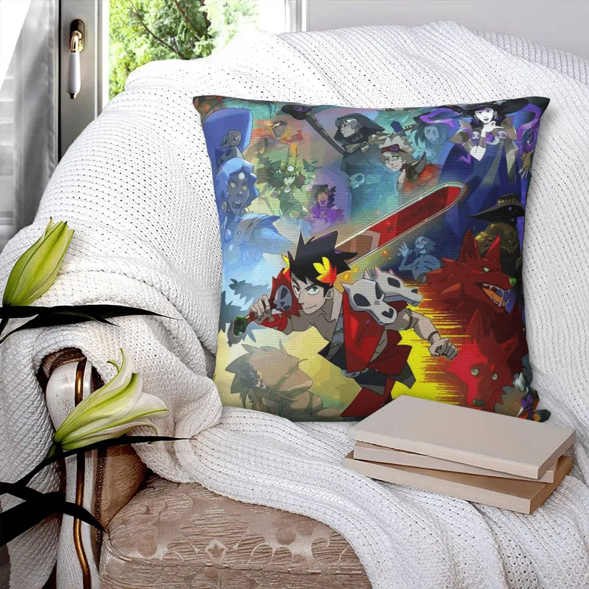 Role Playing Games Hades Square Pillowcase Cushion Cover Pillow Case Throw Pillow Cover for Home Bedroom Car
