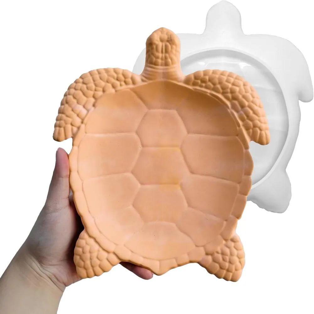 

Turtle Tray Silicone Molds DIY Creative Marine Animal Container Jewelry Holder Trinket Plate Concrete Clay Epoxy Resin Mold