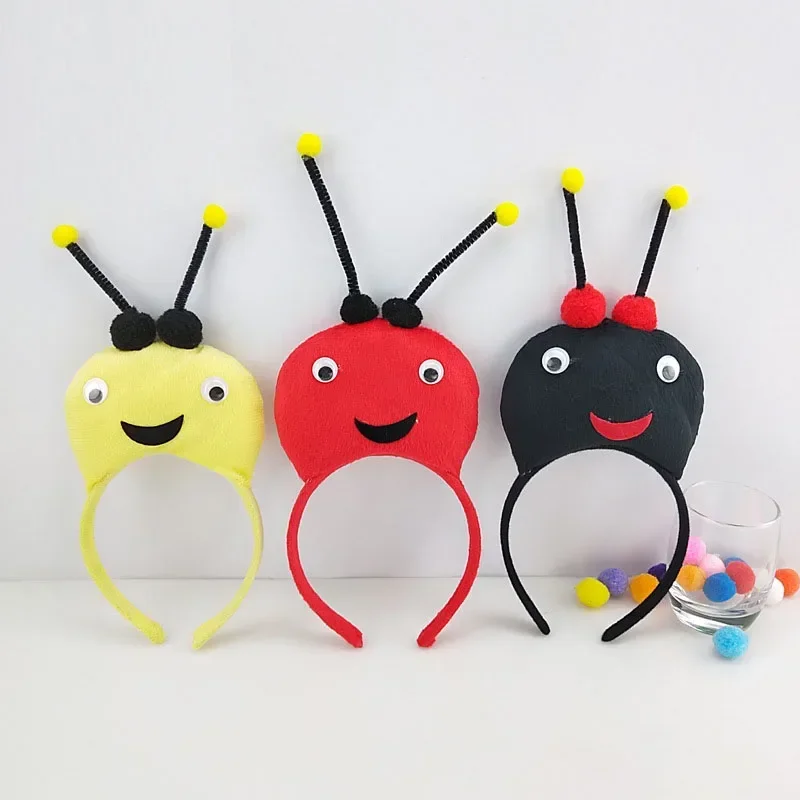 

Adults Kids Plush Children Boy Bee Ears Headband Animal Hair Band Gift Birthday Party Cosplay Costume Halloween Christmas