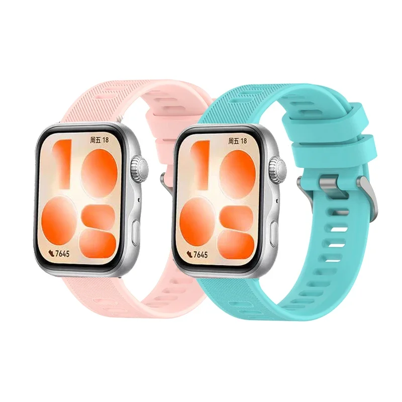 Bracelet Multicolor Sports Silicone Strap For Huawei Watch Fit 2 3 4 5 / Fit2 / Fit3 / Fit4 / Fit5 Pro