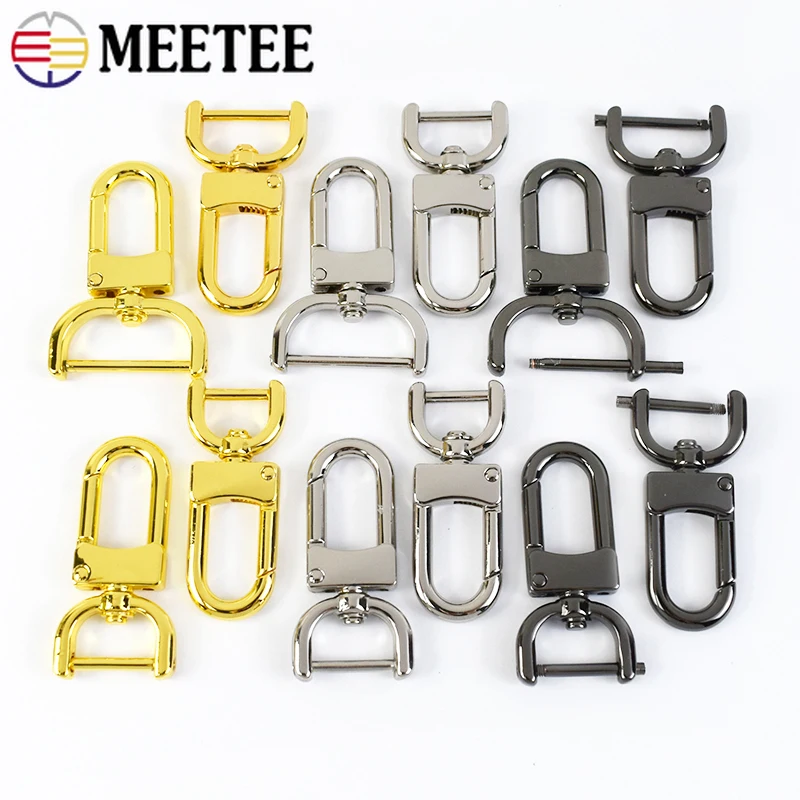 2/3/4/5P 13-26mm Metallschnalle für Taschengurt, Geldbörse, drehbar, Karabinerverschlüsse, Hundeleine, Rucksack, Karabinerhaken, DIY-Nähzubehör