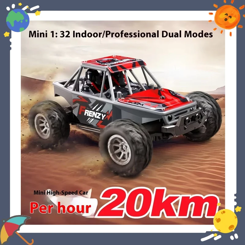 

Mini High-Speed Off-Road Racing Car Remote Control S801/803 1:32 Scale Hollow Cup Design Cross-Border Toy for Ages 14+