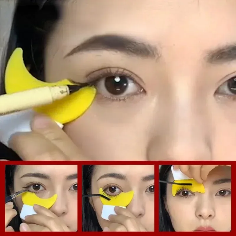 Wimpern Guide Guard Tool Wimpern Silikon Mascara Wimpern Schild Applikatoren Wiederverwendbare Lidschatten Pads Zubehör Multifunktions