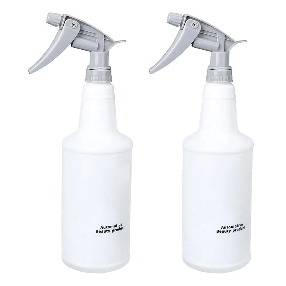 

2Pcs Spray Bottle Car Cleaning Misting Sprayer Leak Proof Fine Adjustable Nozzle Empty Bottles Plastic Storage