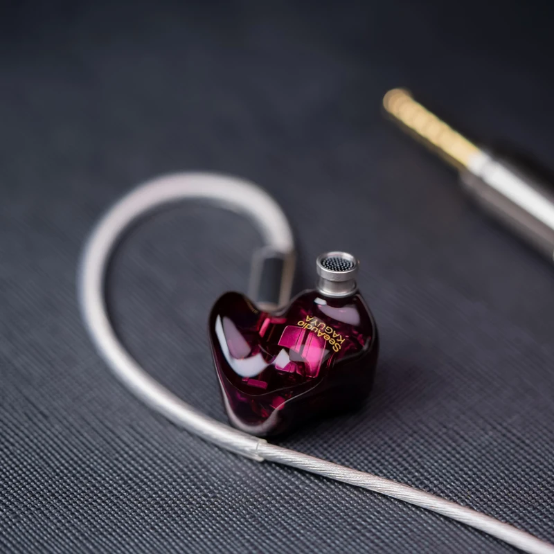 SeeAudio Kaguya 4BA + 4EST Resin In-Ear IEM Earphone HIFI ACG Music Wired Earbud With 0.78mm 2pin Interface Neo Bravery Yume