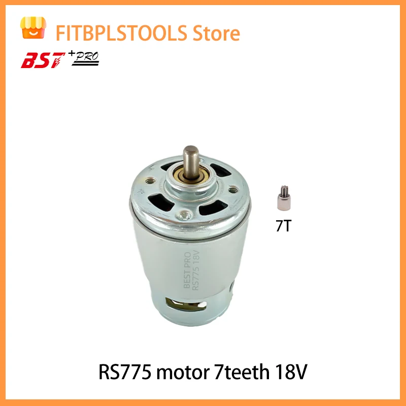 775 motor dc 12v-36v 3500--9000 rpm rolamento de esferas grande torque alta potência baixo ruído venda quente componente eletrônico