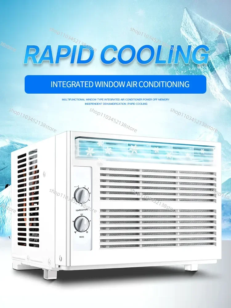 

Window Mounted Room Air Conditioner with Temperature Control and Easy-to-clean Washable Filter
