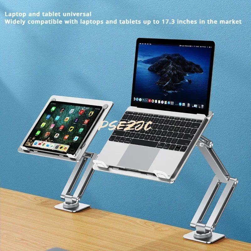 360 ° Alloy Rotating Reading Multifunctional Laptop Projector with Added High Support Bracket for Books
