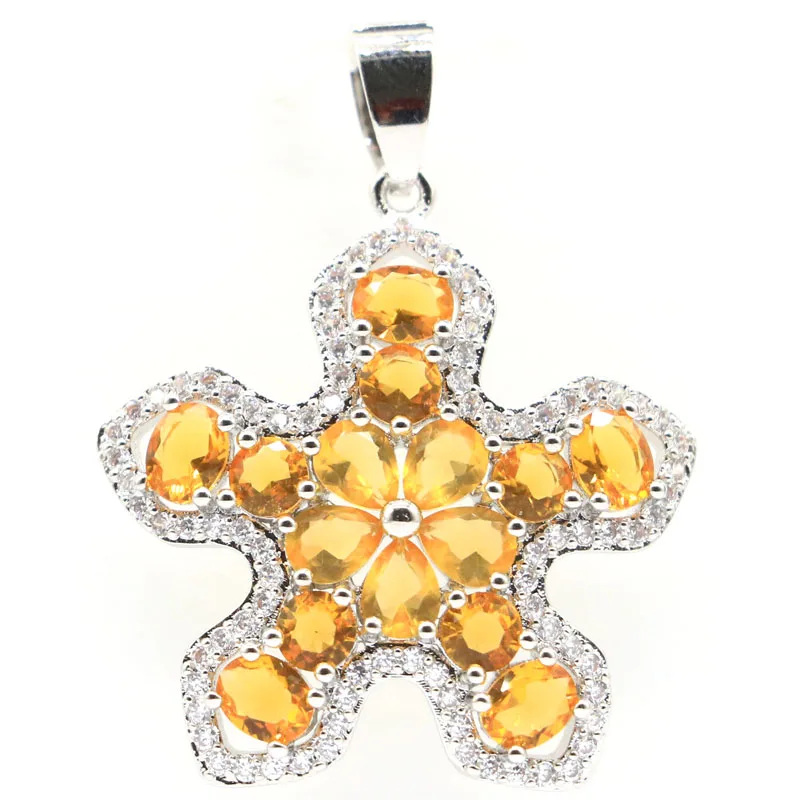 

39x30mm Multi Color Pink Tourmaline Violet Tanzanite Rich Blue Aquamarine Citrine London Blue Topaz Kunzite Silver Pendant