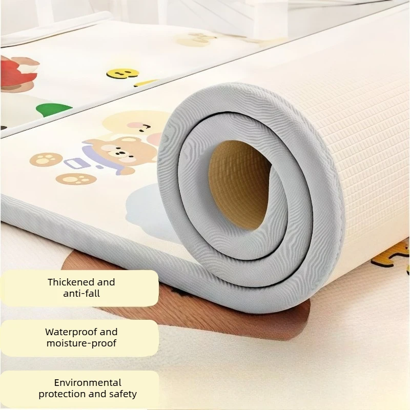 Waterproof Moisture Proof Double Sided Extra Thick Kid Crawl Mat Zero Formaldehyde Safe Anti Fall Eco Friendly Home Mat