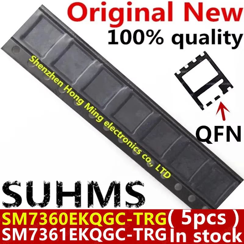 (5 stuk) 100% Nieuwe SM7360EKQGC-TRG SM7361EKQGC-TRG SM7360EKQGC SM7361EKQGC SM7360EK SM7361EK 7360EK 7361EK QFN-8
