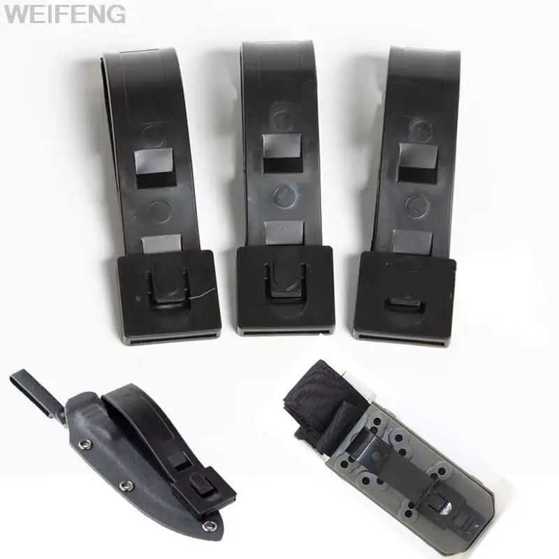

3PCS 4Inch Tactical Molle Malice Clip Strap Military Holster Back Sheath Clips Hunting Molle System Attachment Webbing Clamp