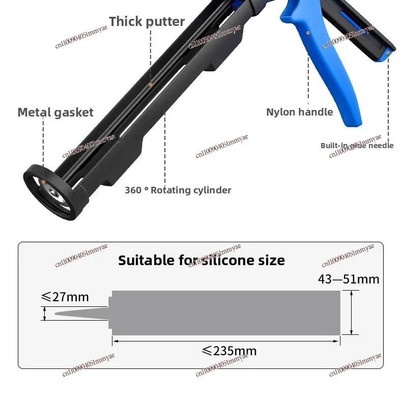 Automatic Glue Breaking and Labor-saving Sealant Glass Gun