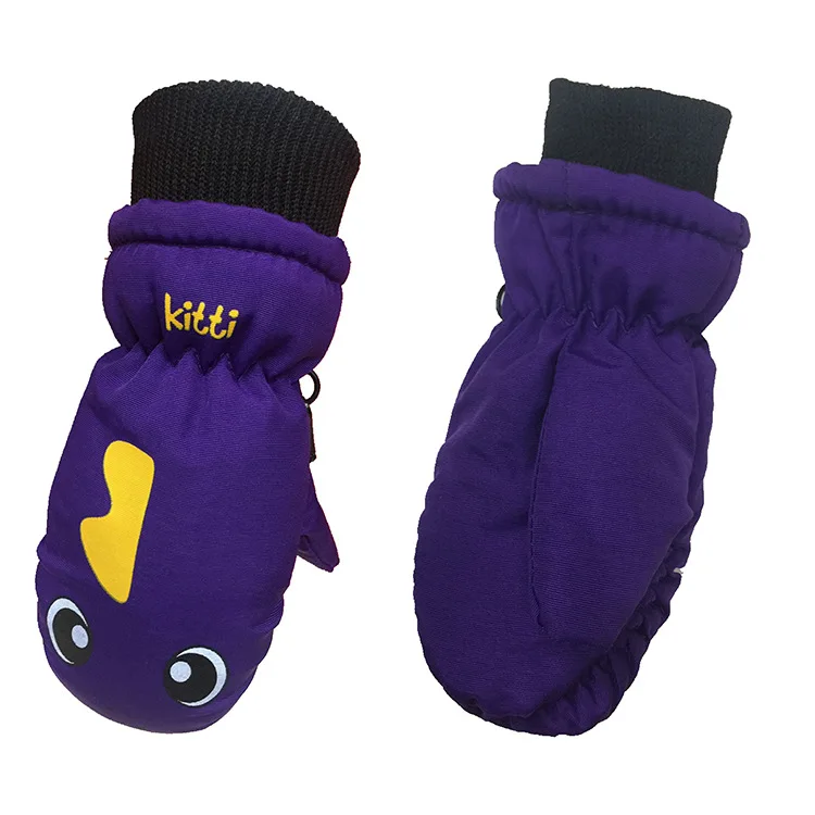 2 3 4 5 Years Old Boys Girls Ski Snow Gloves Kids Waterproof Warm Winter Snow Ski Gloves Baby Toddler Outdoor Children Mittens