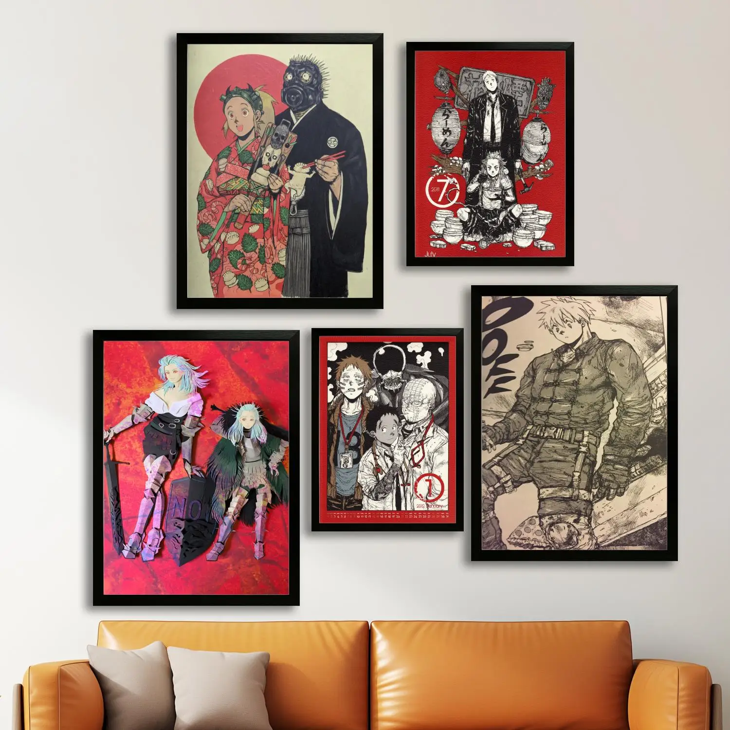 Dorohedoro Anime Canvas Art Poster and Wall Art, Picture Print, Modern Family Bedroom Decor, Posters,Decorative painting