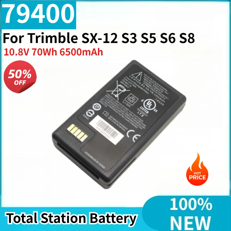 

High Quality 79400 Battery 10.8V 70Wh 6500mAh for Trimble SX-12 S3 S5 S6 S8 Total Station Brand New Replacement Battery