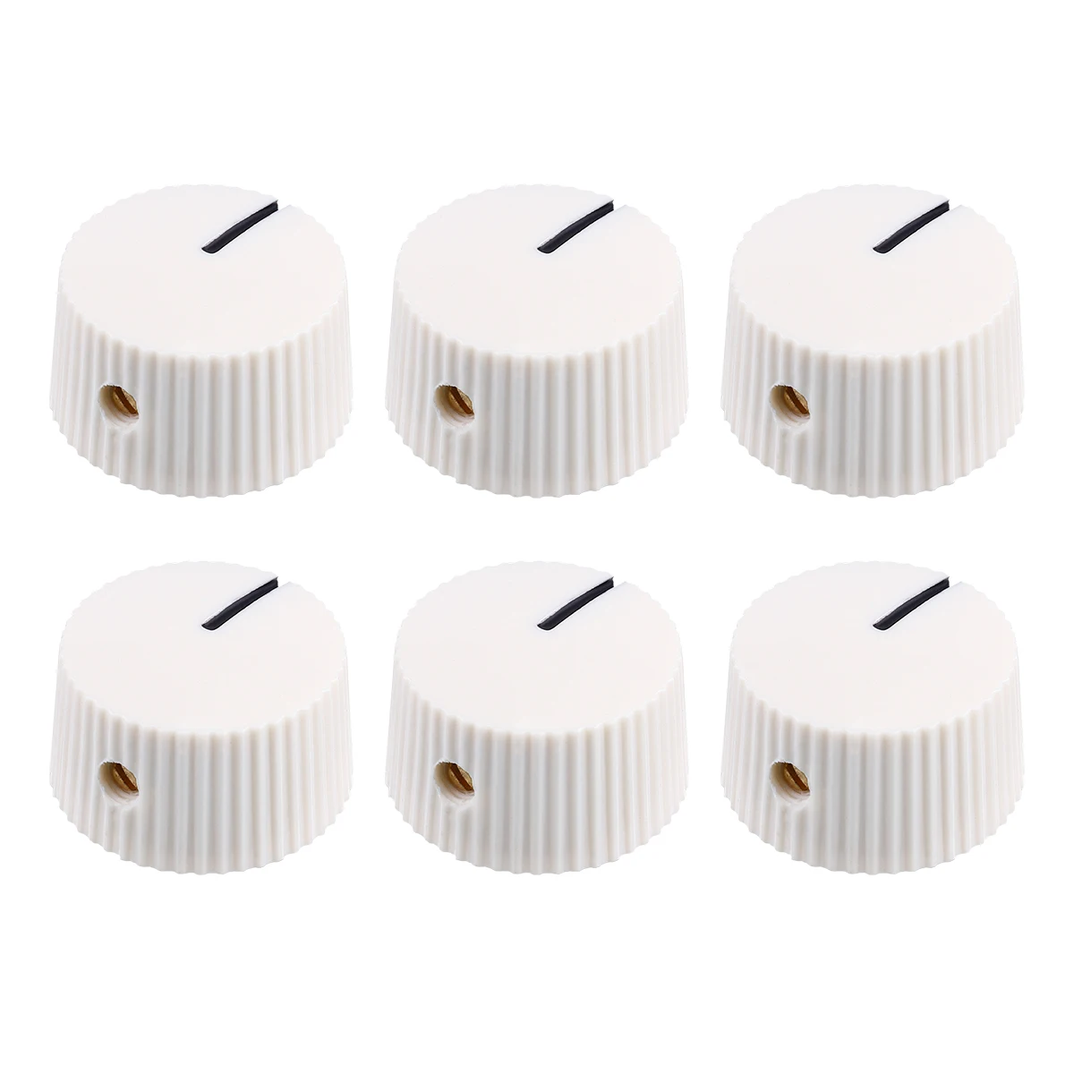 

6Pcs Guitar Knob Professional Plastic Control Knob for Electric Bass Tone Volume Adjustment Reliable Performance