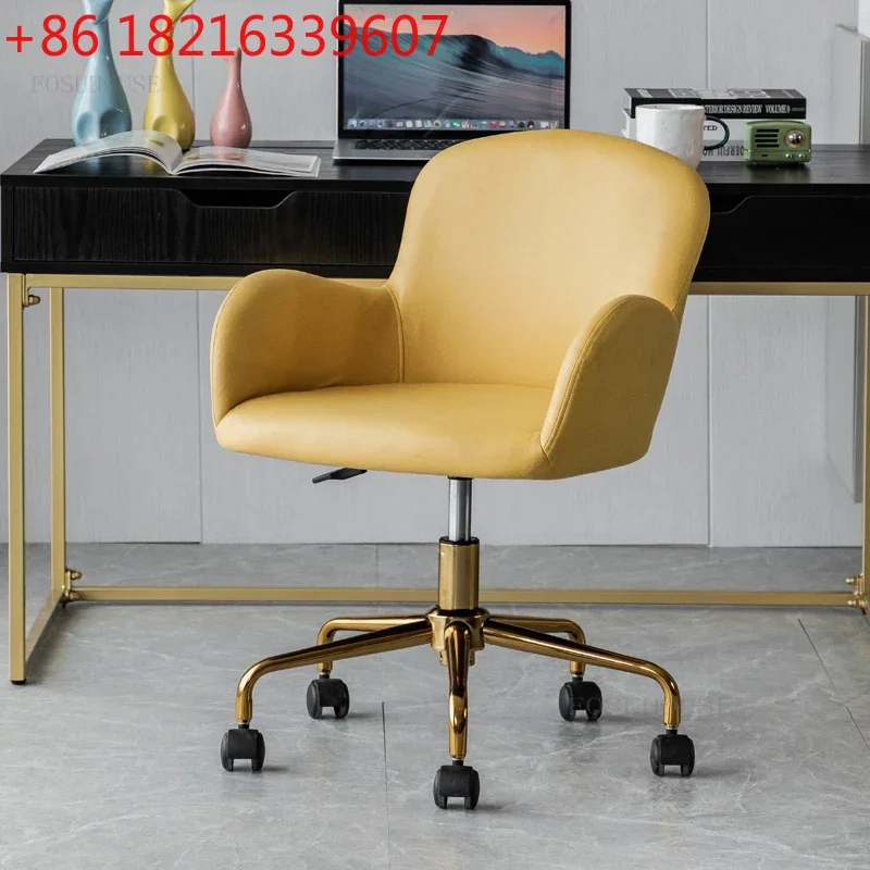 YAO Creative Lift Office Chairs Minimalist Fabric Home Computer Chair Simple Office Furniture Armchair Study Swivel Backrest Cha