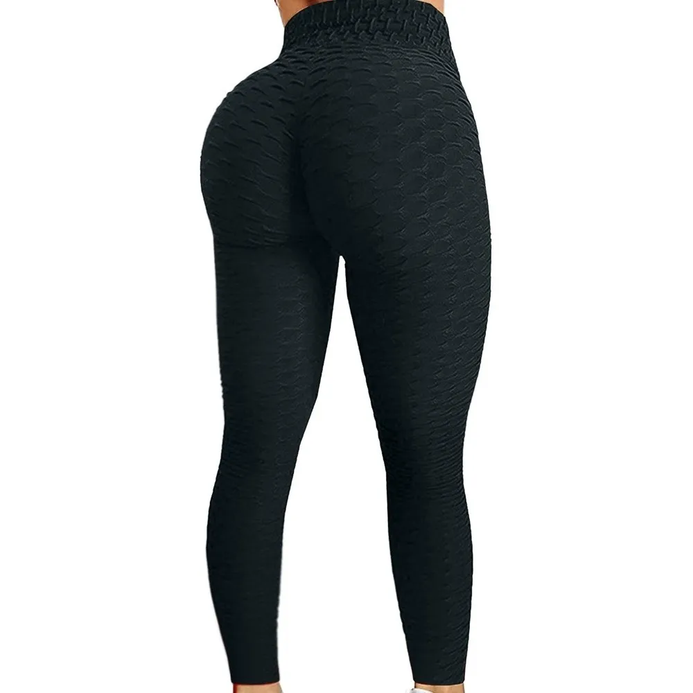 

Pineapple Grid Yoga Sports Pants Hip-lifting High Waist Sports Fitness Leggings Slimming Elastic Yoga Seamless Leggings Outwear