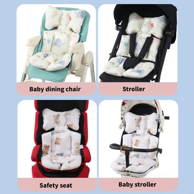 Baby Strollers Cushion Pad Mat Providing Comfort and Support for Delicate Skin Easy to Install and Clean A2UB