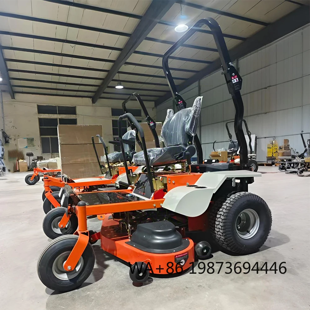 

48 Inch Self-Propelled Zero-Turn Riding Lawn Mower Powerful Engine Wide Deck