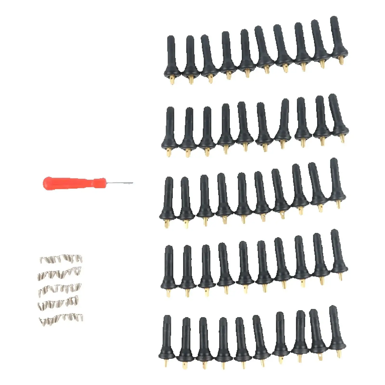 

50 шт. резиновые стержни клапанов TPMS 20008 для Ford Chevy Chrysler Buick Cadillac Subaru Lincoln