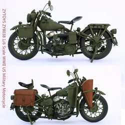 1/6 WWII US Military Motorcycle Retro Outdoor Combat Force Tools  T-800 War Scene Decorations For Diy 12