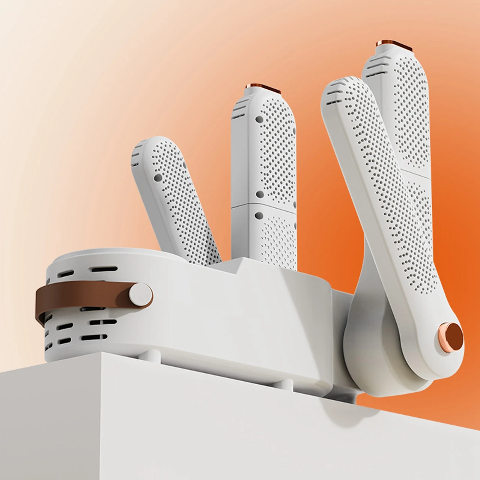 Electric Shoes Dryer Extendable for 2 Pairs Boot with Timer Constant Temperature Fast Drying Heating System Odor Removal