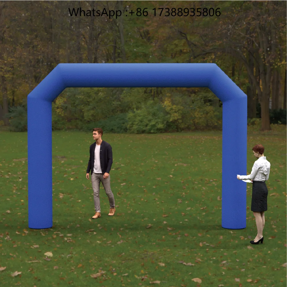 Start Finish Arches Outdoor Event Air Blowing Gate Custom Inflatable Commercial Advertising Inflatable Arch Display Accessories