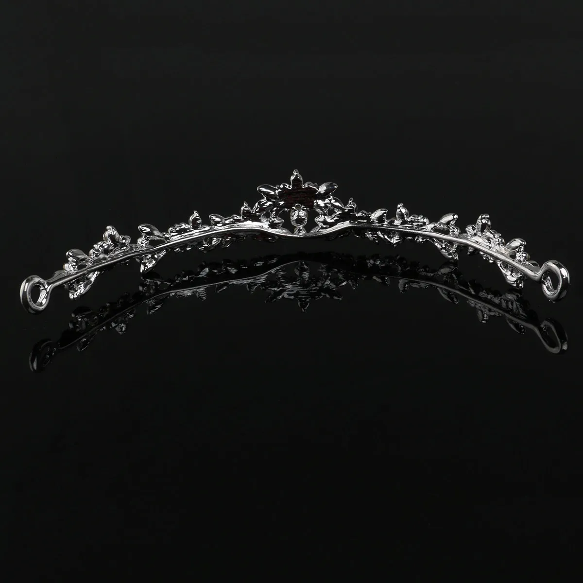 

Свадебная заколка-корона для волос со стразами, серебристая, 21 см, из сплава, для детей и взрослых, аксессуар для свадебных причесок