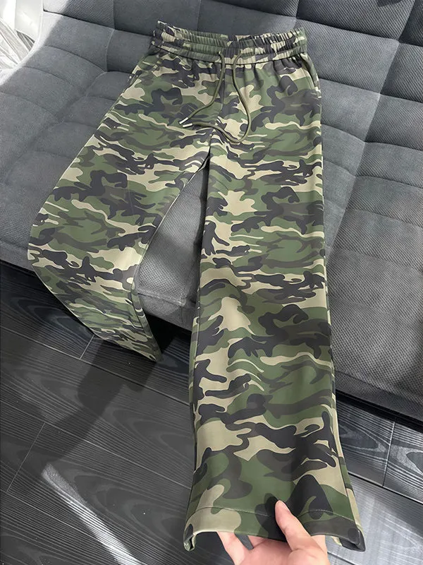 

Cleanfit een Camouflage Bend Knife Pants Men's Autumn American Sle Casual Sports Street Dance Jazz Dance Straight Leg Pants