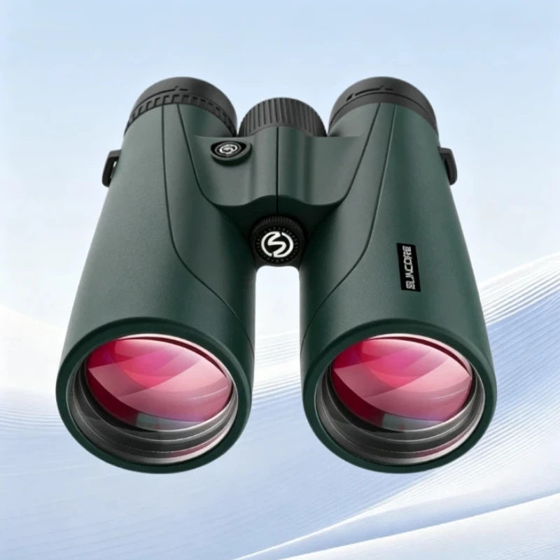 Dual Tube Telescope 10X50/12X50 High-definition and High Magnification Outdoor Viewing and Photography Professional Telescope