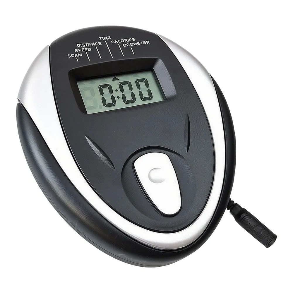 Exercise Bike Display Unit with Time Speed Distance Metrics Round Interface Compatible with for Indoor Cycling Machines