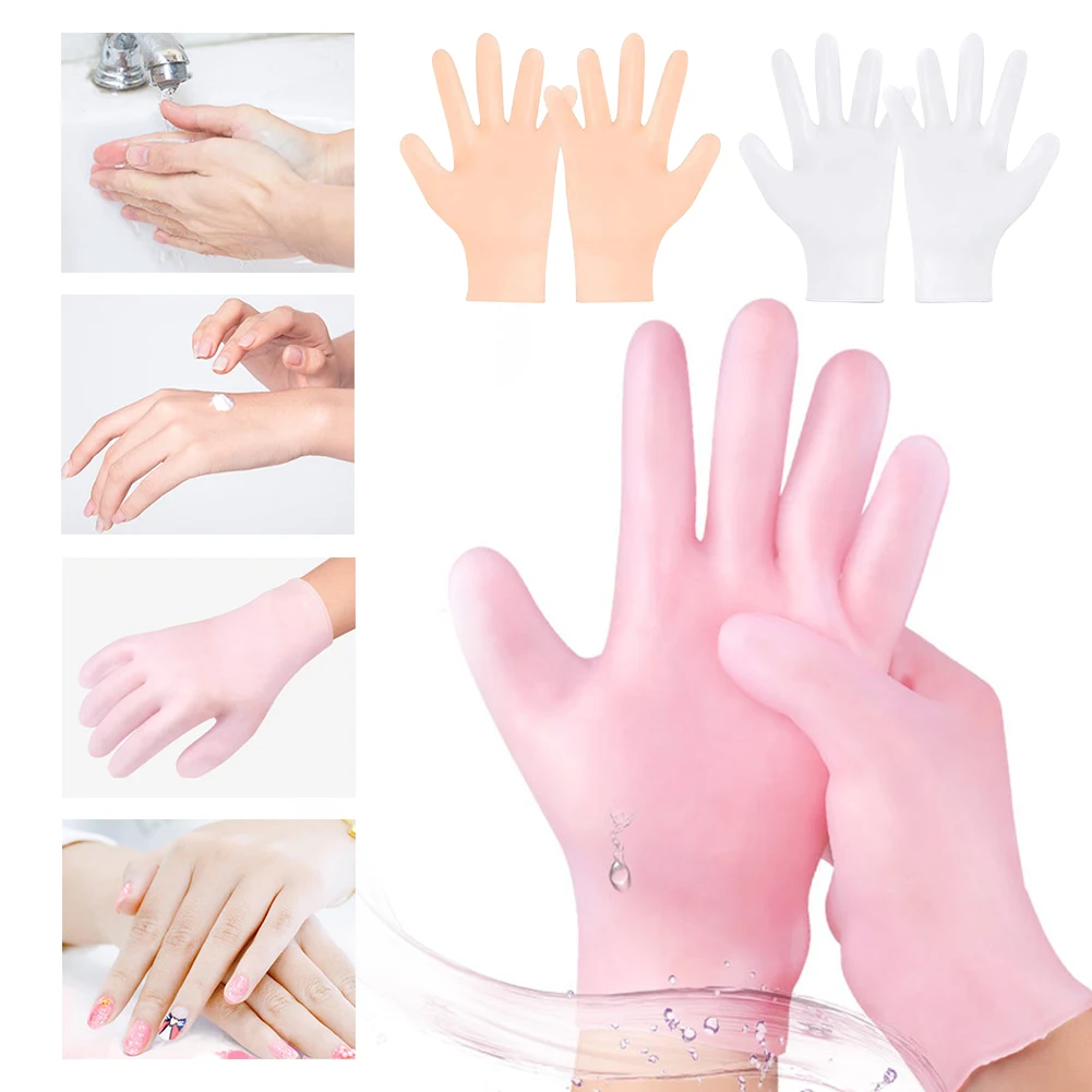 Silicone Moisturizing Gloves Anti-Slip Hands Peeling Gloves Preventing Dryness Dead Skin Remove Gloves Hand Care Tools