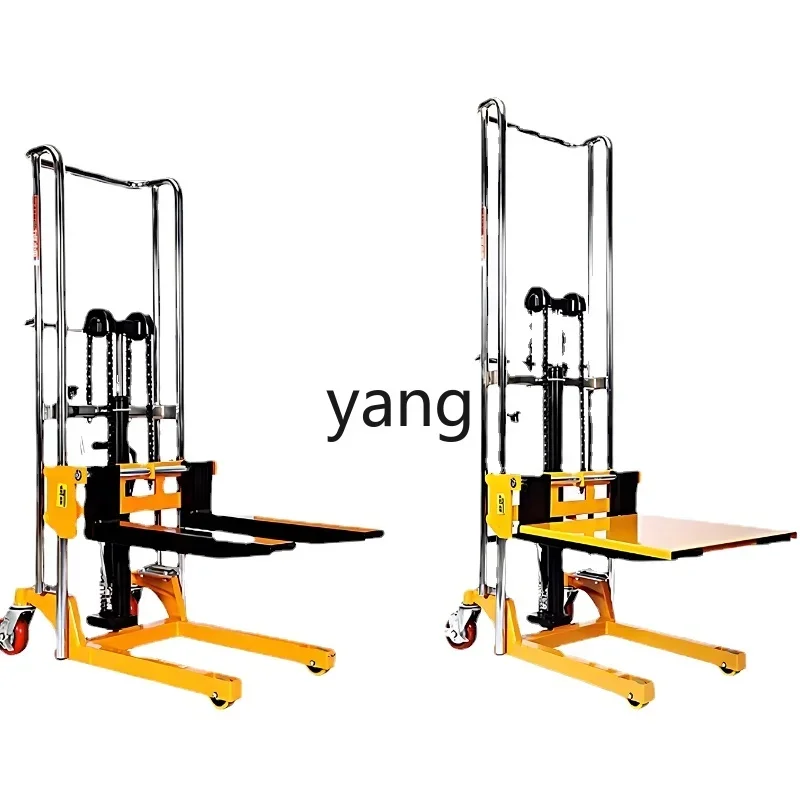 Yhl Small Car Lift Car Stacker Hydraulic Handling Pallet Truck Manual Stacker Stacker