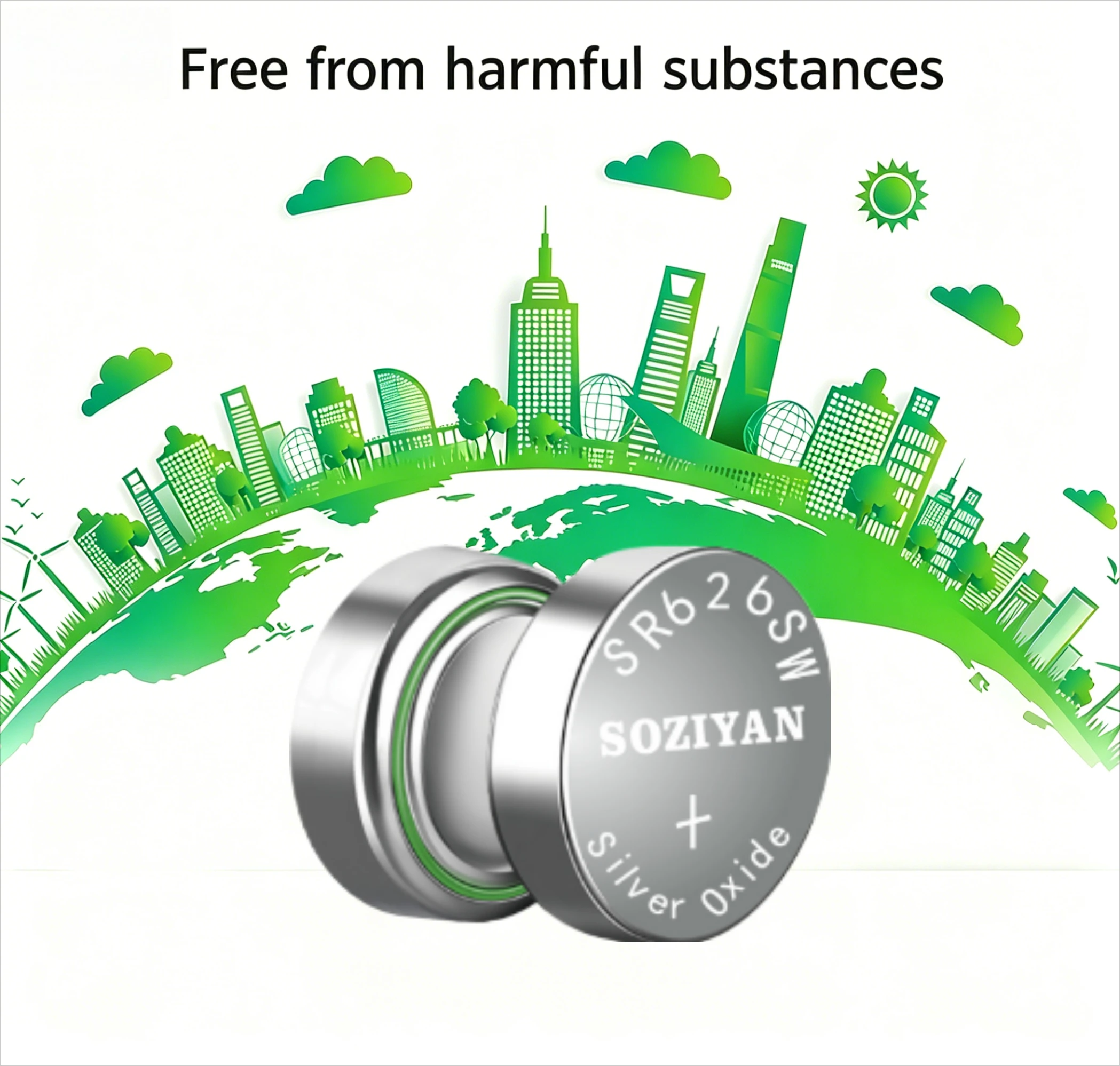2-100Pcs AG4 SR626SW Watch Battery LR626 SR626 626SW 377A V377 1.5V Button Cell Batteries for Mini Flashlight Toy Thermometer