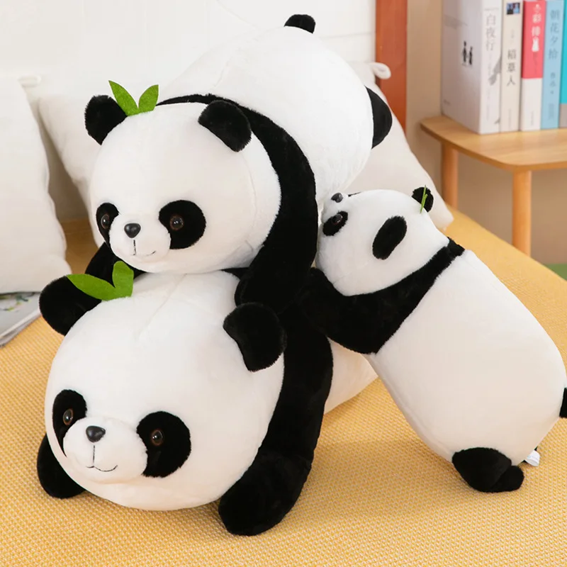 New Big Szie Cute Baby Big Giant Panda Bear Plush Stuffed Animal Doll Animals Toy Pillow Cartoon Kawaii Dolls Girls Lover Gifts