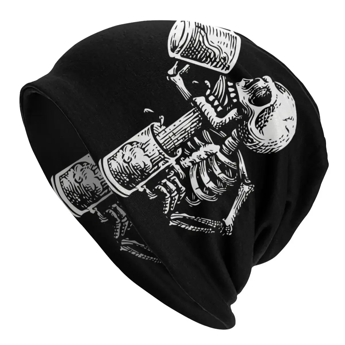 Skull Skullies Beanies Caps DRUNK Hat Sport Sports Bonnet Hats for Men Women