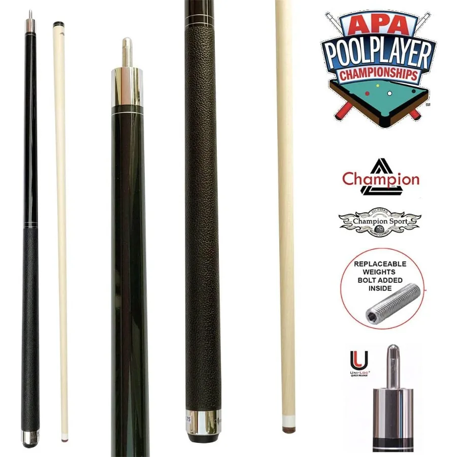 Taco de bilhar Stick56 polegadas 57 polegadas 60 polegadas 11,75 mm Caixa branca ou preta